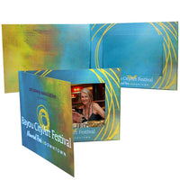 PromoFrames Custom Deluxe Folder frames in full color